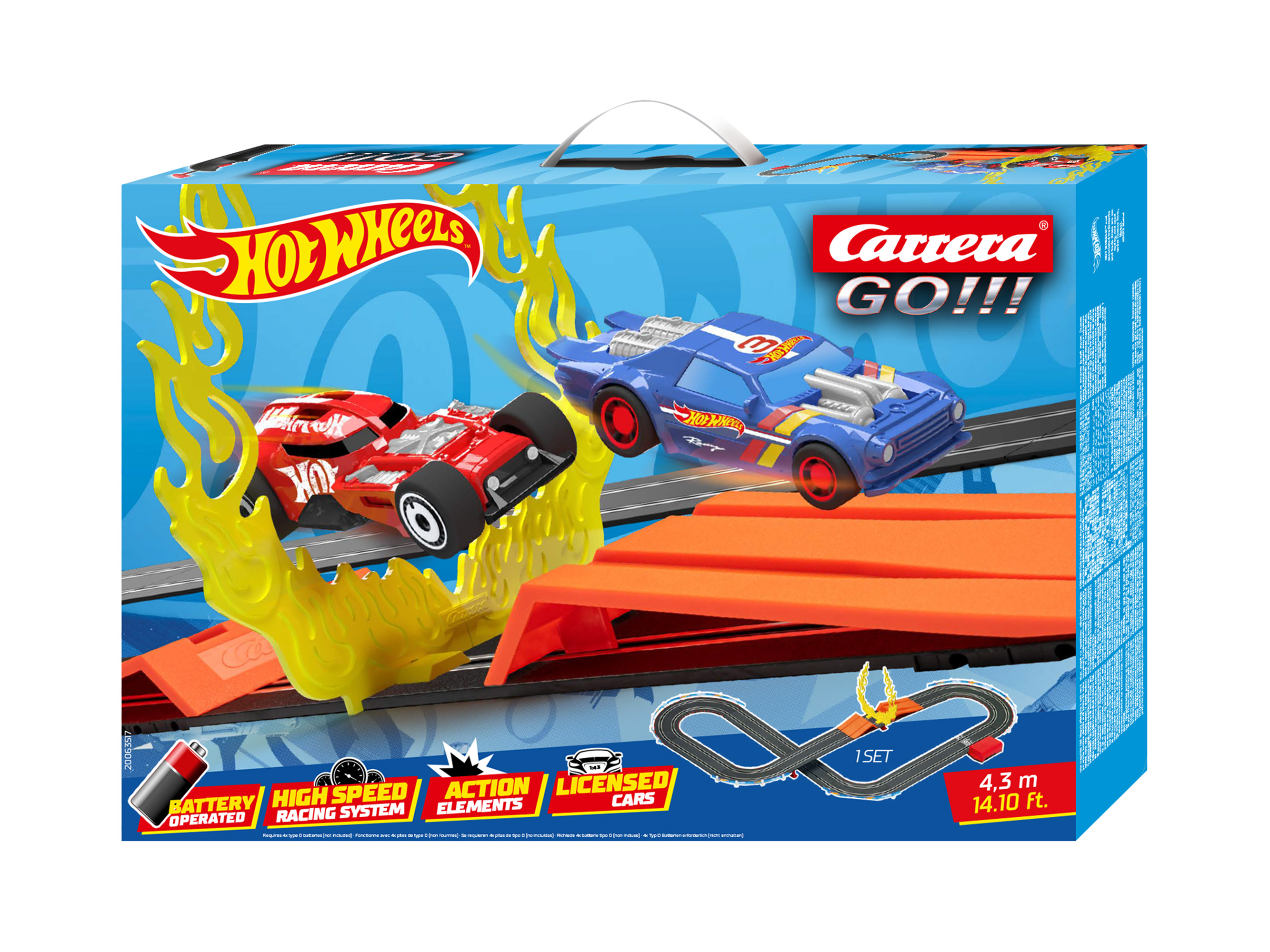 Il Mondo Fiammeggiante Di Hot Wheels Incontra Quello Di Carrera Toys